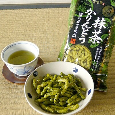 ハラダ製茶 胡麻入り抹茶かりんとう 120g×10袋