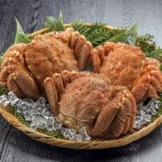 【北海道近海産】産地直送　浜茹で毛ガニ400g前後×3尾