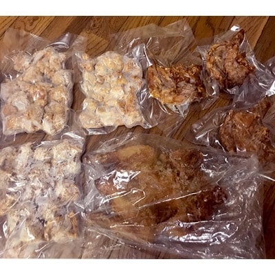 パーティーセット(丸鶏唐揚げ、骨付きもも唐揚げ3本、唐揚げ(調理済み)400g×3袋)
