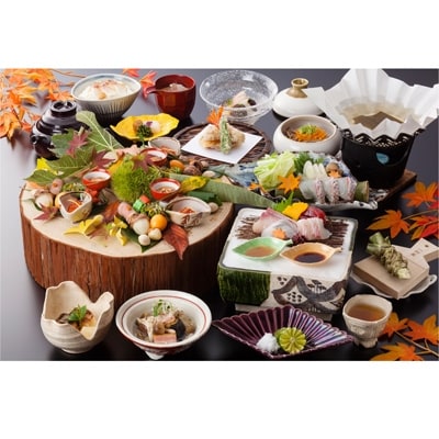 「加太淡嶋温泉　大阪屋ひいなの湯」1泊2食付きペア宿泊券【平日限定】