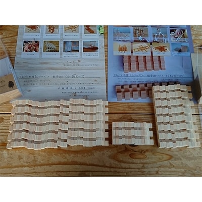 Let's木育!ミックス54ピース　組子deパズル