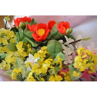 まゆ花　季節の花束(5～6本)
