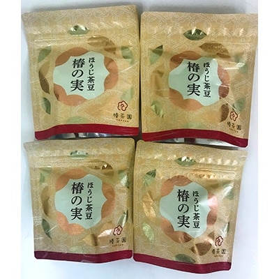 日本茶カフェ『椿茶園』のほうじ茶豆×4袋