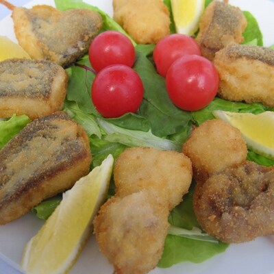 【能登産】いのししメンチカツ・魚の串カツセット