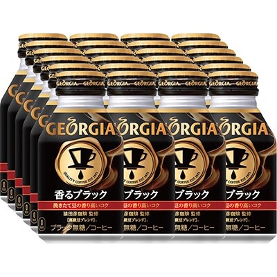 ジョージア香るブラック (290mlボトル缶×24本)