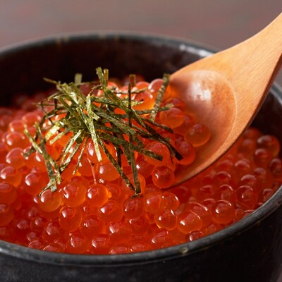 【三陸宮古・大井漁業部】「三特」いくら醤油漬 500g (化粧箱入り)