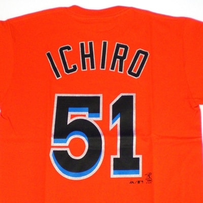 イチロー選手記念Tシャツ&リストバンドセット