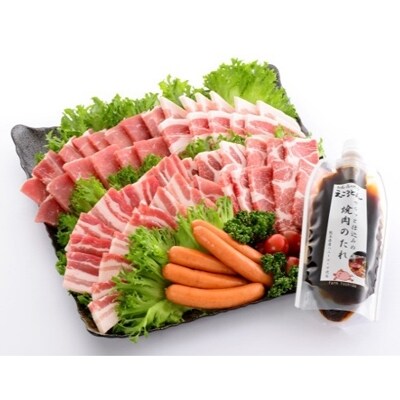 【ファームヨシダ】えころとん・豚肉5種計1050gバーベキュー・焼肉のたれセット