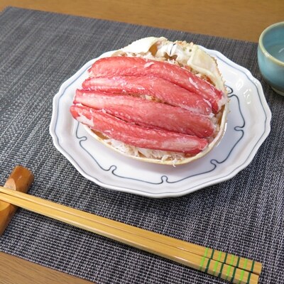 【網走前浜産】特製本ズワイガニ甲羅盛 3個 (カニ肉180g×3)