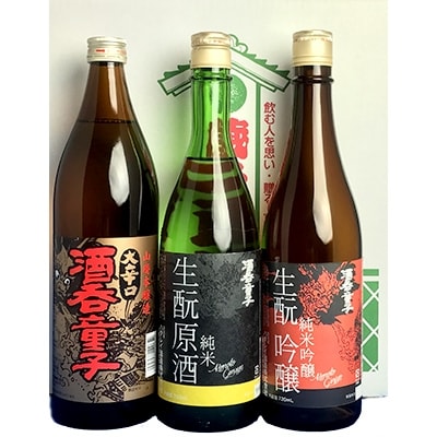 「2020年3月上旬発送」ハクレイ酒造　生もと飲み比べ3本セット