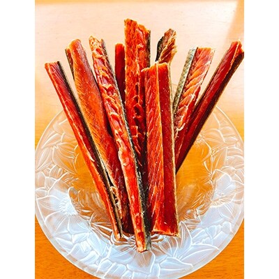 無添加、無着色 秋鮭オス長トバカット (150g×3袋)