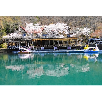 山上湖畔の宿　四尾連湖水明荘　ペア宿泊券(2名1泊2日2食付き)[5839-0086]