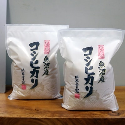 【無洗米】 お米マイスター厳選 魚沼産コシヒカリ100% 6kg(3kg×2袋)