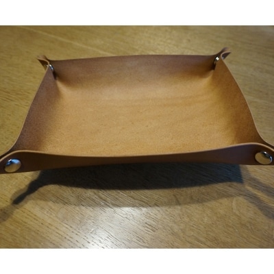 【牛革】小物入れ レザートレイ