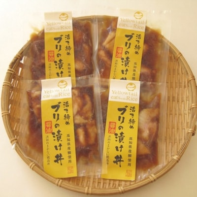 活き締め ブリの醤油漬け丼セット60g 4 お礼品詳細 ふるさと納税なら さとふる