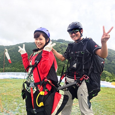 【3月～10月限定】パラグライダー体験フライト