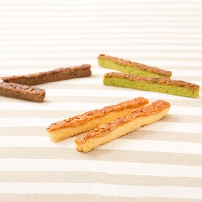 スティッククッキー「キャロット」(プレーン・ココア・抹茶)各5袋入り