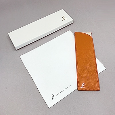 鯖江製・高級薄型めがね 度数:+1.50【ペーパーグラス】オーバル　山吹重