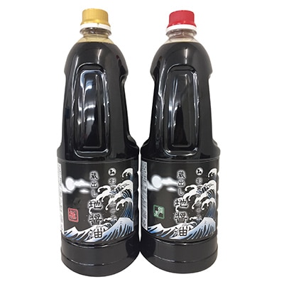 青島造りの蔵出し地醤油　(極・刺身)1.8L×2本セット