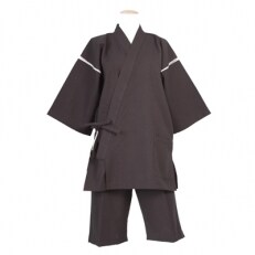 ふるさと納税 筑後市 紳士無地作務衣 M 紺