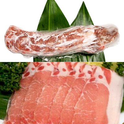豚ヒレブロック・しゃぶしゃぶセット(ヒレ約500g×1・肩ロース200g入×5)