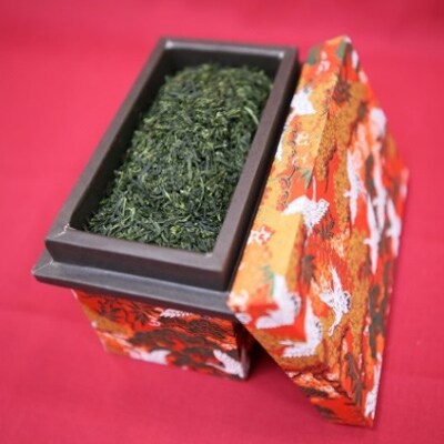 伊勢茶入り高級ミニ茶箱ギフト(100g×1個)