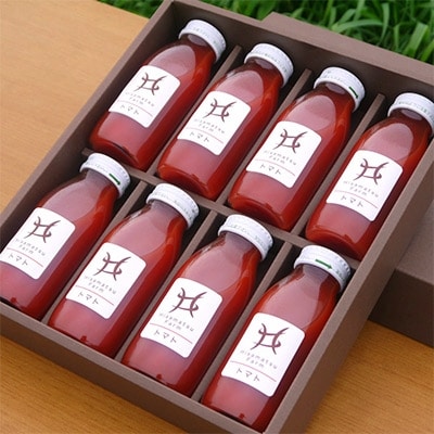 【2025年2月上旬発送】久松農園のトマトジュース (200ml)×8本セット