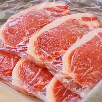 【唐津市産】和豚(もちぶた)とんかつセット(ローステキかつ　計800g(6枚入り))