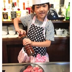 【親子必見!体験型お礼品】こどものためのステーキ教室(お子様1名・保護者1名)