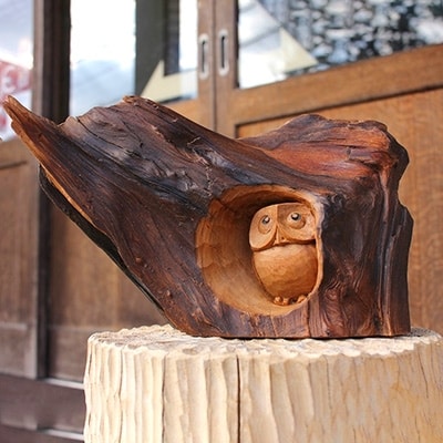 秋元木工 屋久杉フクロウ