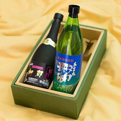【2022年11月下旬発送】加那40度 720ml×1本&珊瑚30度 900ml×1本のセット