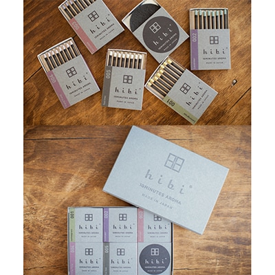 メイドイン兵庫の逸品　新感覚なお香スティック 「hibi 10MINUTES AROMA」×3セット