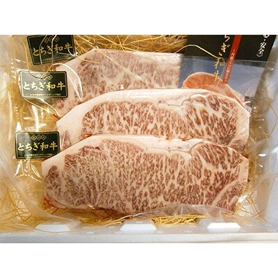 とちぎ和牛サーロインステーキセット200g×3枚