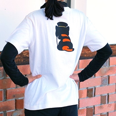 【和歌山電鐵オリジナルグッズ】　たま駅長Tシャツ《M》・たまニタマクリアファイルセット