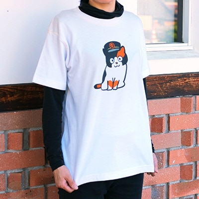 【和歌山電鐵オリジナルグッズ】　たま駅長Tシャツ《S》・たまニタマクリアファイルセット