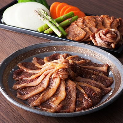 [A5ランク佐賀牛]三栄の佐賀牛秘伝味付けカルビー(焼肉用)約300g