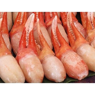 紅ずわいがにむき爪2L～特サイズ1kg(稚内産・稚内加工・ボイル済)