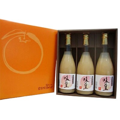 果樹園 紀の国 和歌山のもも味皇 720ml×3