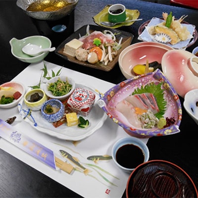湯浅城　A会席(2名様ペア)1泊2食プラン　宿泊券