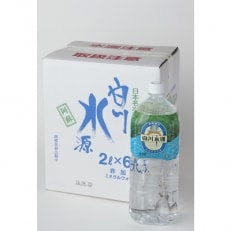 日本名水百選ミネラルウォーター「南阿蘇・白川水源」2L×6本入2ケース