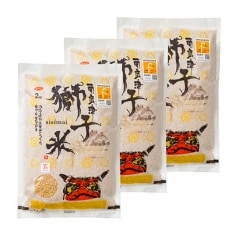 福岡県認証農産物　南良津獅子米玄米　6kg
