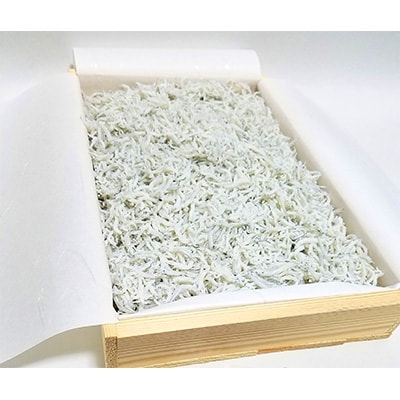 釜揚げしらす約800g木箱入り　しらす丼醤油セット
