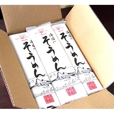 【2023年3月下旬発送】ヤマセ海道一そうめん(250g×10袋)