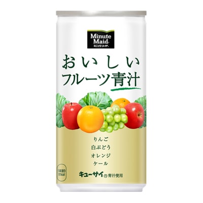ミニッツメイド おいしいフルーツ青汁190g缶(30本入)