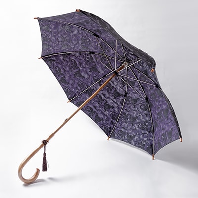 高級晴雨兼用傘「透彩」パープル系