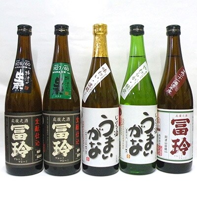 日本酒の飲み比べセットE(日本酒720ml×5本)