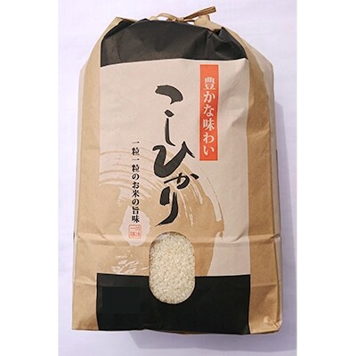【筑波山麓土浦市産】美味しいお米(コシヒカリ単一原料精米) 8kg