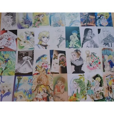 竹宮惠子「50th Anniversary」ポストカード30枚SET
