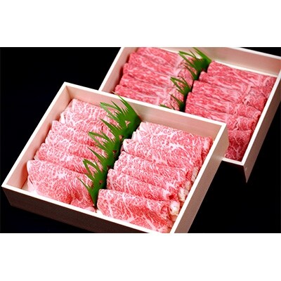 【2023年2月中旬発送】【特選】鳥取和牛極上ロースすき焼き用スライス 約900g
