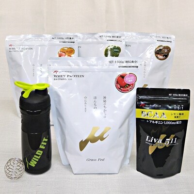 プロテイン100・BCAA ワイルドフィット Hセット